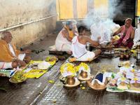 Go-Pujana at Kembre Farm Goshala (Pictures courtesy Shri Jnanesh Bhat Hattangadi)